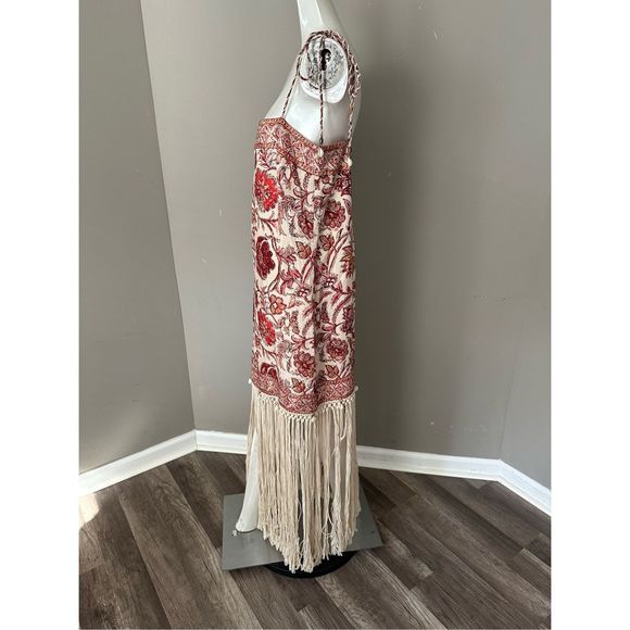 ZIMMERMANN Vitali Fringe Maxi Dress in Cotton - Picture 7 of 16